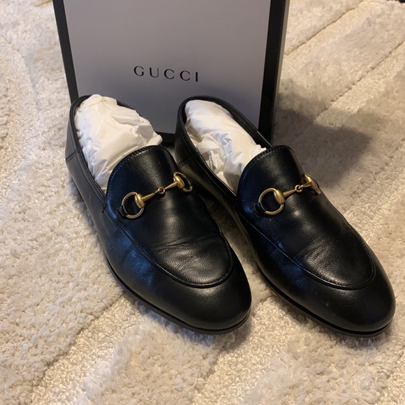 GUCCI Women's Brixton Collapsible Apron Toe Loafers - Picture 9 of 16